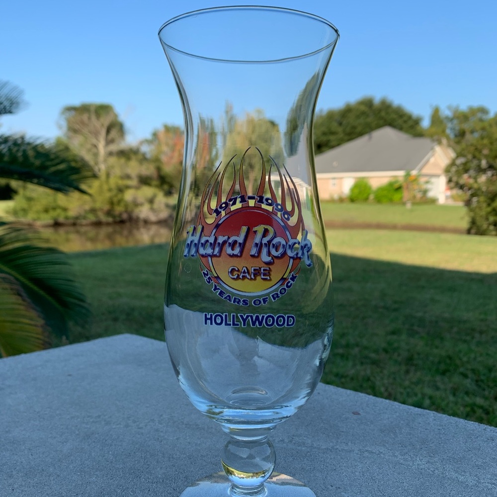 Hard Rock Cafe Hurricane Glass - Hollywood